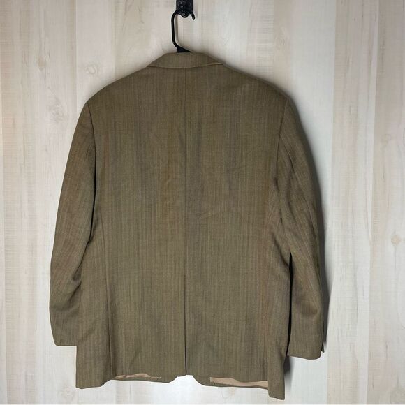 Lauren Ralph Lauren Brown Wool Two Button Blazer Size‎ 44 R - Picture 11 of 13